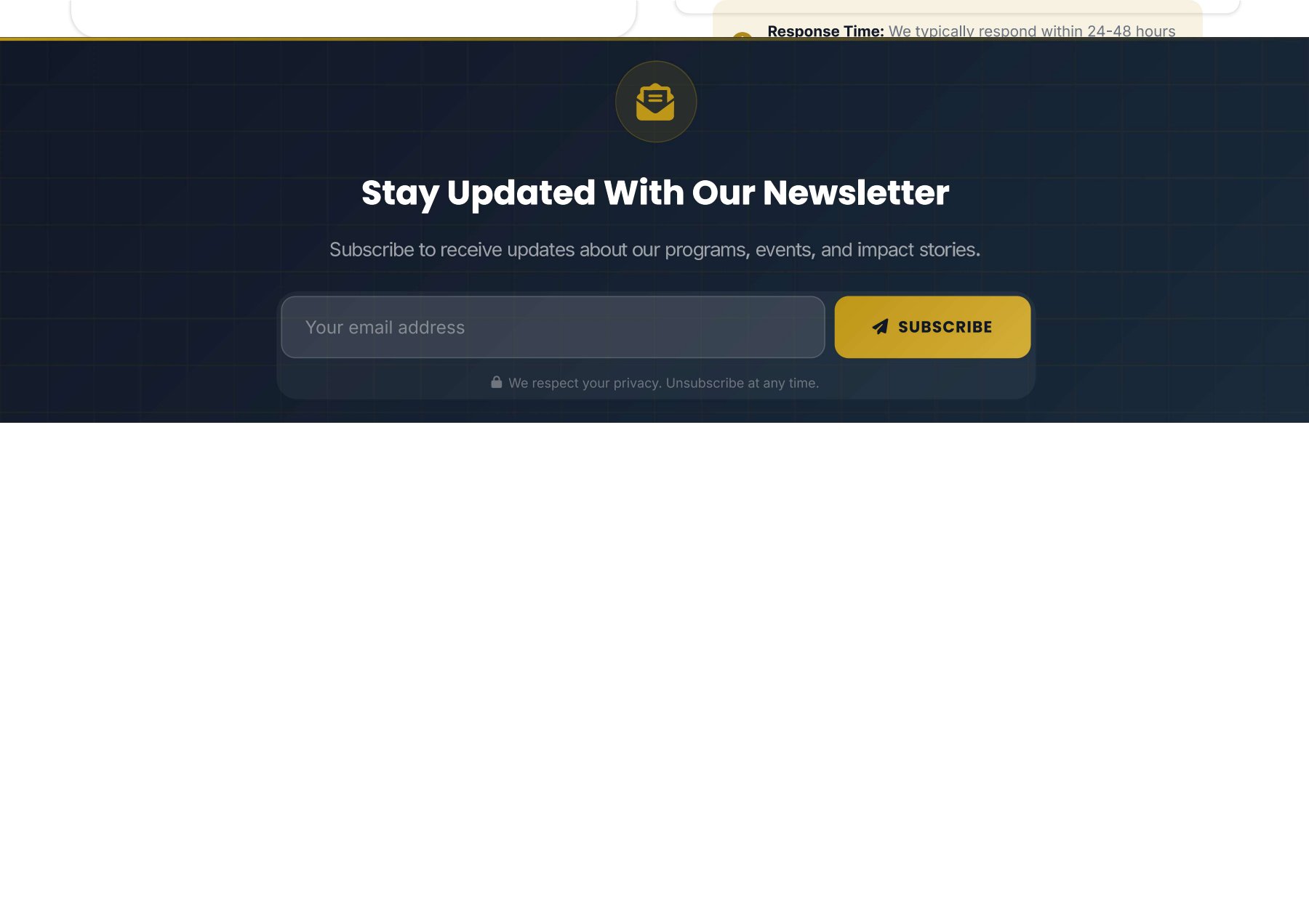 Mockup for iDanraka Care Foundation CMS